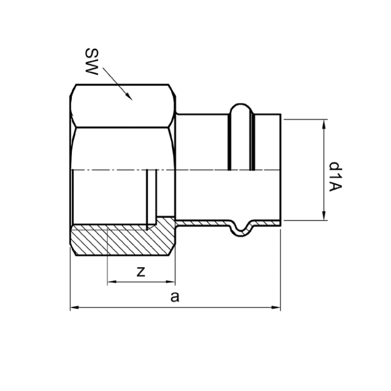 Shop Tubepress Female Adaptor and other piping solutions